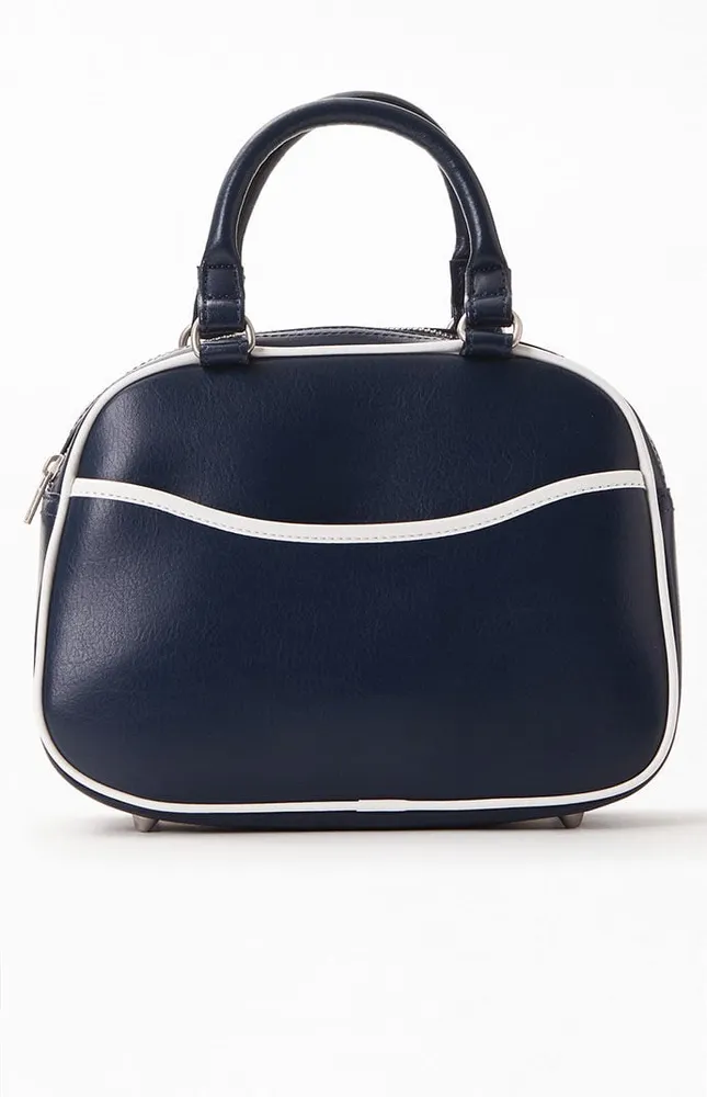 John Galt Navy Top Handle Purse