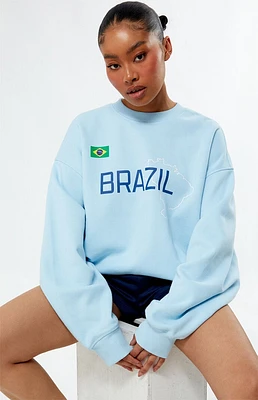 PacSun Brazil Crew Neck Sweatshirt