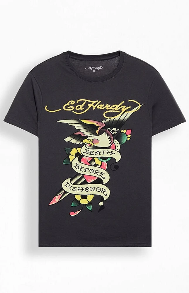 Ed Hardy Death Before Dishonor Eagle T-Shirt