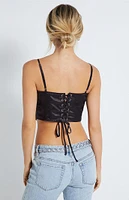 LA Hearts Hook-And-Eye Bustier Top