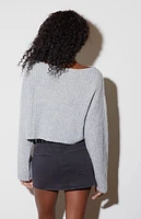 LA Hearts Julie Slouchy Cropped Sweater