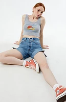 PS / LA Peaches Cropped Tank Top