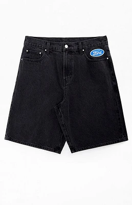 FORD Black Baggy Denim Shorts