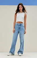 PacSun Light Indigo High Waisted Girlfriend Jeans