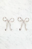 LA Hearts Bow Earrings
