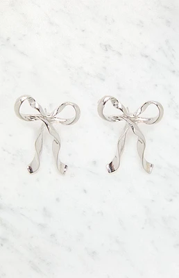 LA Hearts Bow Earrings