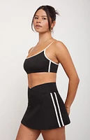 PAC 1980 WHISPER Active Side Stripe Crossover Mini Skort