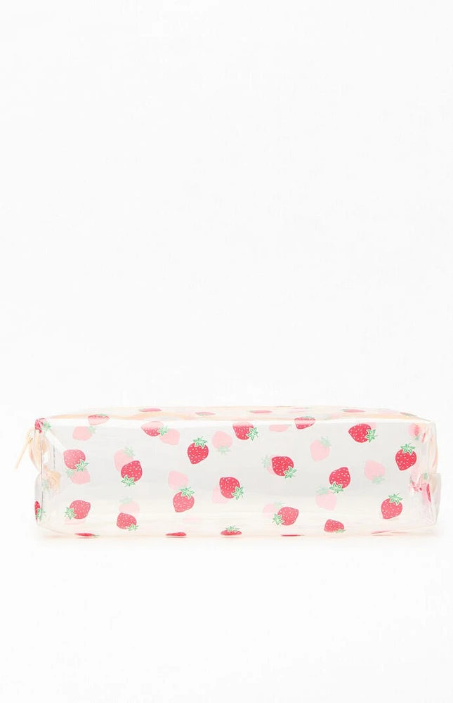 John Galt Strawberry Makeup Bag