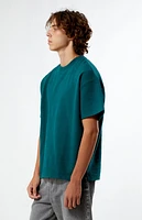 Pacsun Green Oversized Jacquard Knit T-Shirt