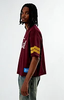 FORD Short Sleeve Burgundy Mesh Jersey