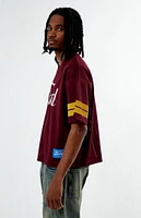 FORD Short Sleeve Burgundy Mesh Jersey