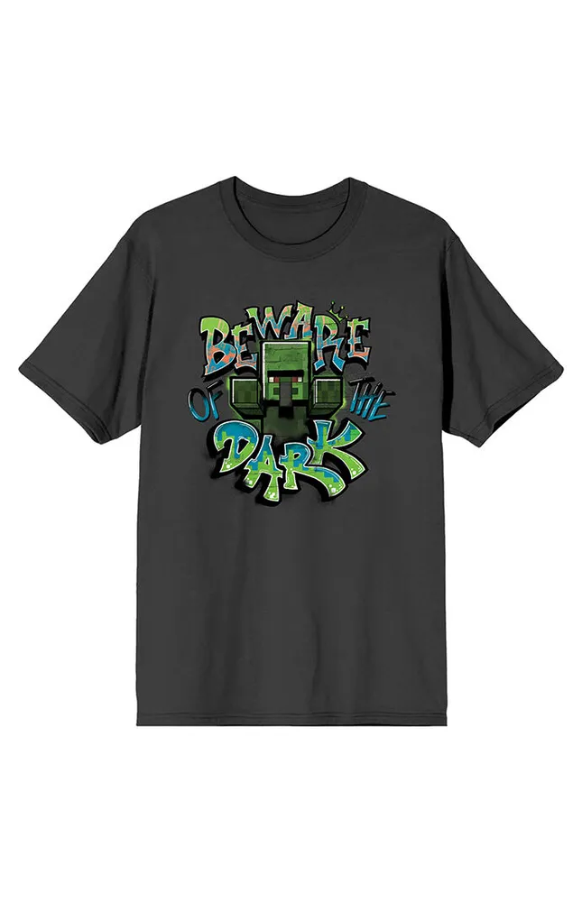 Minecraft Beware of the Dark T-Shirt