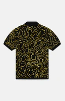 WeSC America Inc Warped Smiley Johnny Collar Pullover Shirt