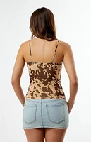 Your Favorite Kenny Cow Print Tank Top