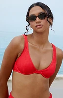 Billabong Summer High Ruby Underwire Bralette Bikini Top