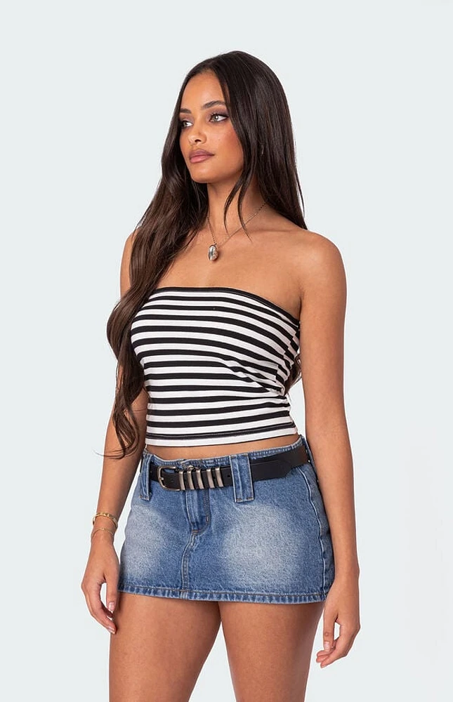 Edikted Alta Striped Tube Top