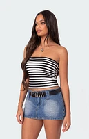 Edikted Alta Striped Tube Top