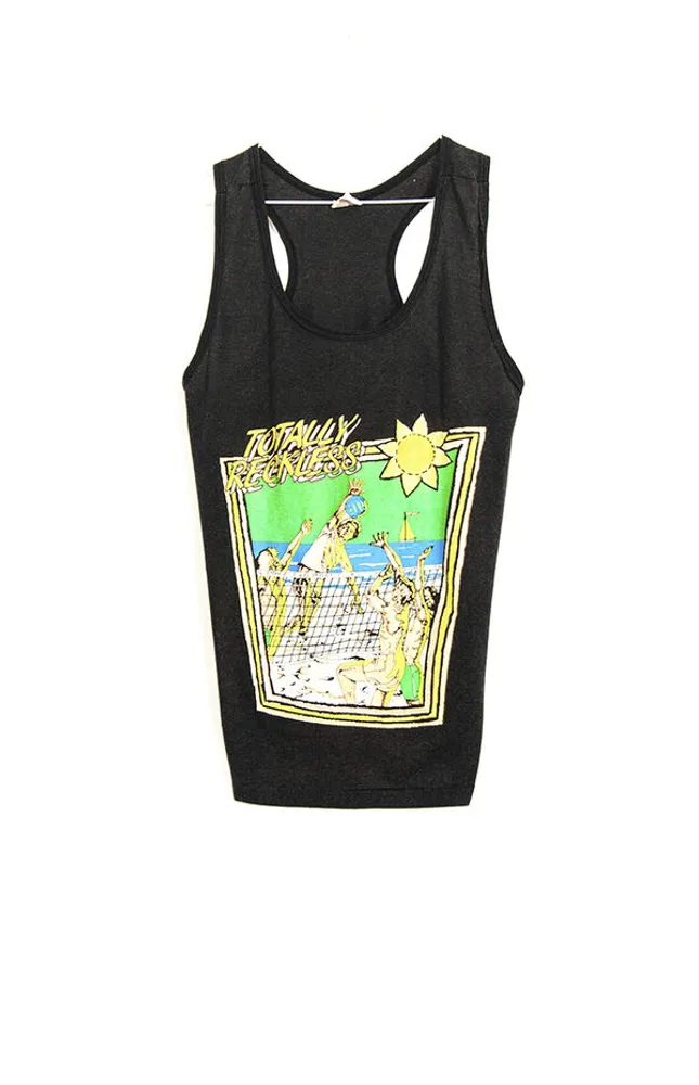 Upcycled Totally Reckless Tank Top