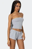 Edikted Astor Striped Tube Top