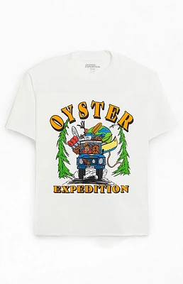 OYSTER EXPEDITION Roadtrip Raw Edge T-Shirt