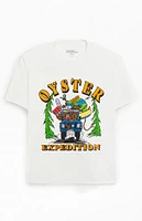 OYSTER EXPEDITION Roadtrip Raw Edge T-Shirt