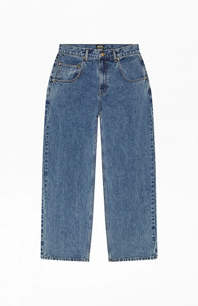 WeSC America Inc Blue Jay Wide Leg Jeans