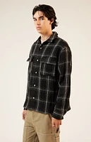 PacSun Tweed Plaid Overshirt