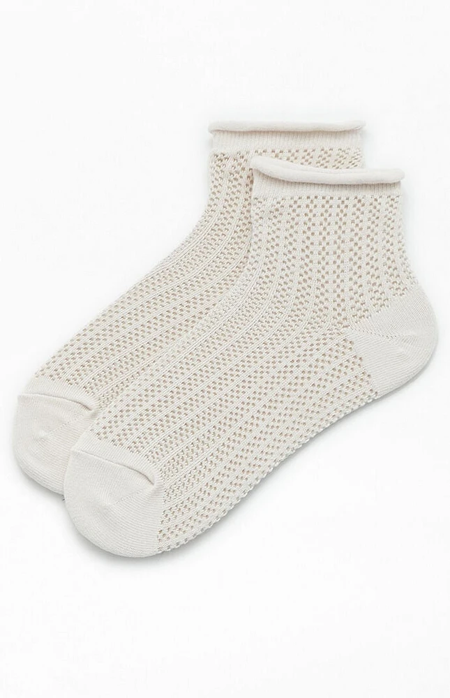 PacSun Knit Mesh Ankle Socks