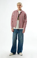 PacSun Plaid Long Sleeve Button Down Shirt