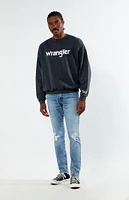 Wrangler x PacSun Logo Crew Neck Sweatshirt