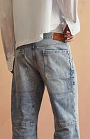 RARE DNM EDIT Light Blue Back Panel Baggy Jeans