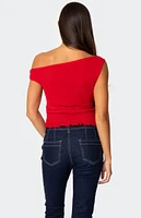 Edikted Jenny Scrunched Asymmetric Top