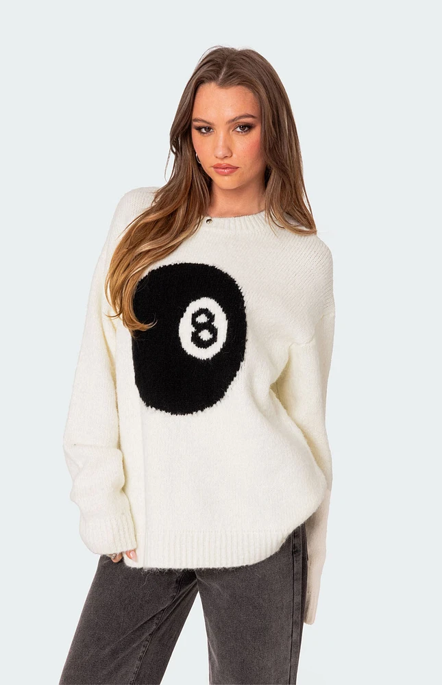 Magic 8 Oversized Chunky Knit Sweater