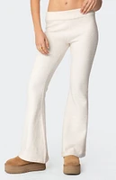 Edikted Plush Flared Pants