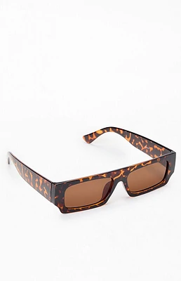 PacSun Tortoiseshell Rectangle Sunglasses