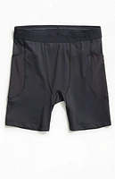 A.R.C. Active Black Compression Biker Shorts