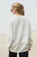 John Galt New York Embroidered Erica Crew Neck Sweatshirt