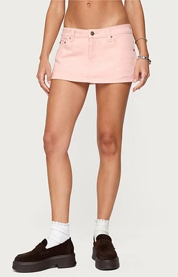 Edikted Sukie Denim Mini Skort