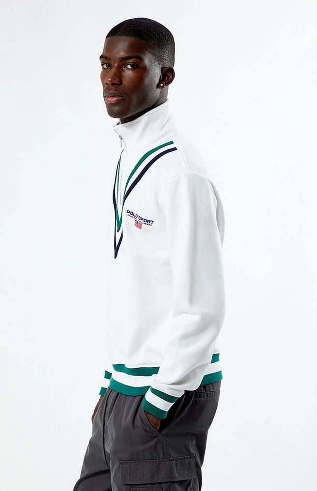 Polo Ralph Lauren Mock Neck Quarter Zip Sweatshirt