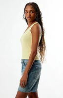 Minute Maid Scalloped Tank Top