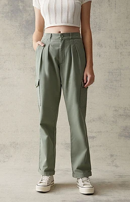 Green Cargo Trousers