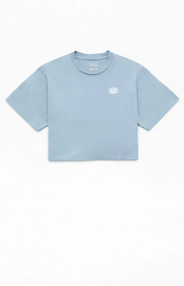 Vans Kids Oval Wash Relaxed Cropped T-Shirt
