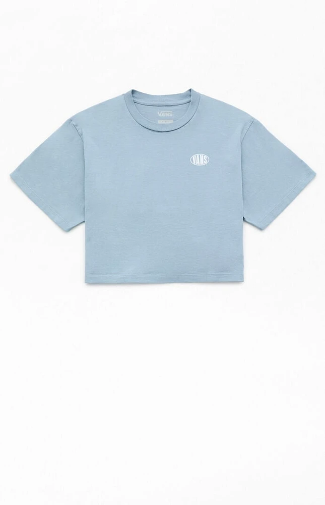 Vans Kids Oval Wash Relaxed Cropped T-Shirt