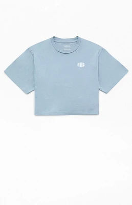 Vans Kids Oval Wash Relaxed Cropped T-Shirt