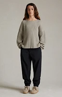 Fear of God Essentials Seal Raw Neck Sweater