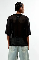 Pacsun 38 Black Mesh Jersey