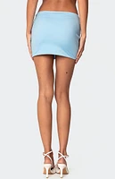 Edikted Lucinda Bow Detail Mini Skirt