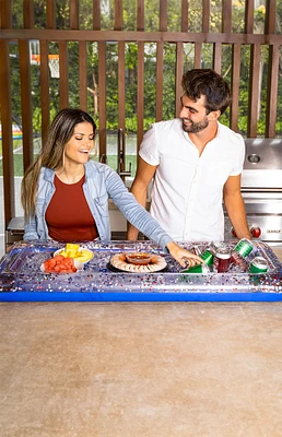 PoolCandy Stars & Stripes Glitter Buffet Cooler