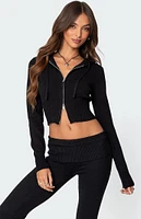 Edikted Desiree Knitted Hooded Cardigan