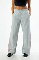 PacSun Pink Flames Baggy Sweatpants